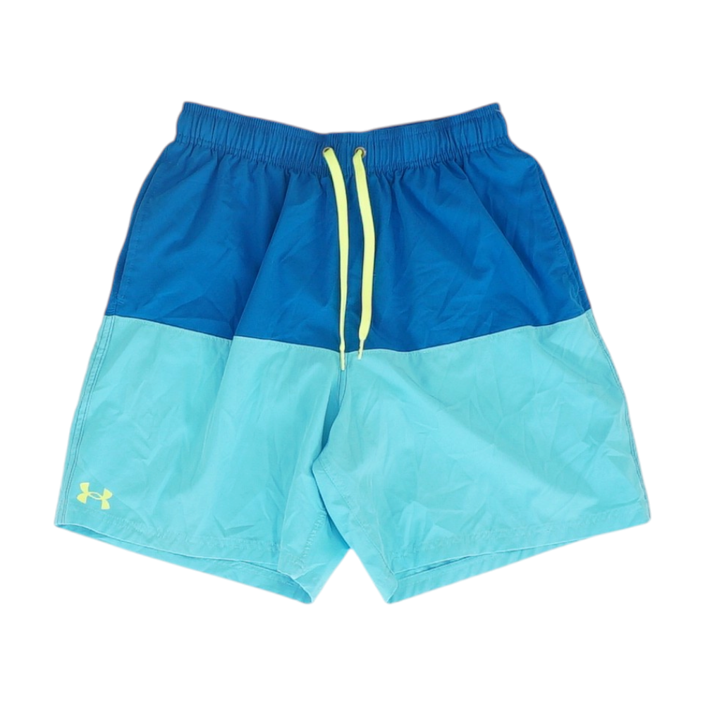 Blue Color Block Swim Bottom