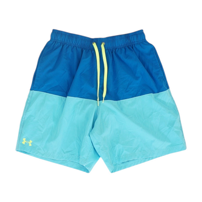 Blue Color Block Swim Bottom