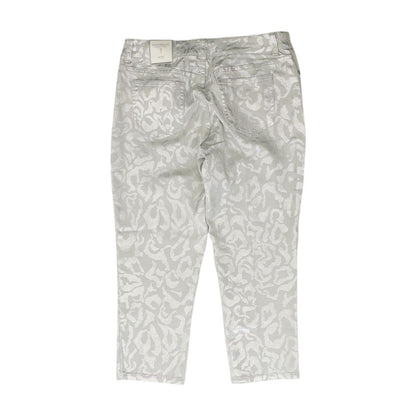 Gray Cropped Jeans