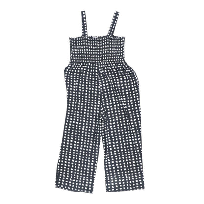 Black Check Jumpsuit