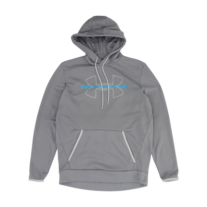 Gray Solid Hoodie Pullover
