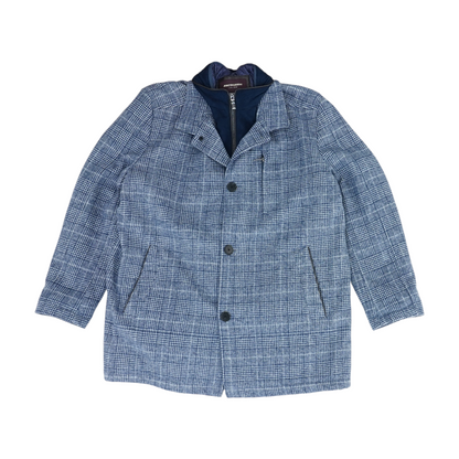 Blue Plaid Coat