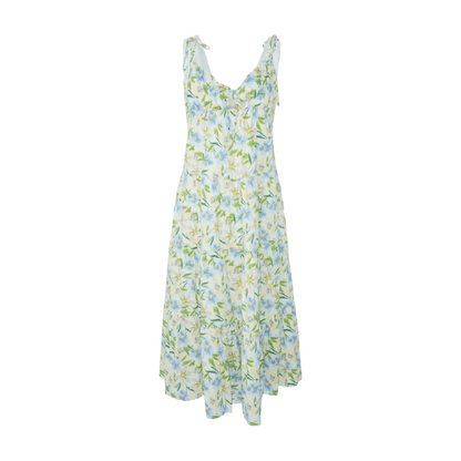 Multi Floral Midi Dress