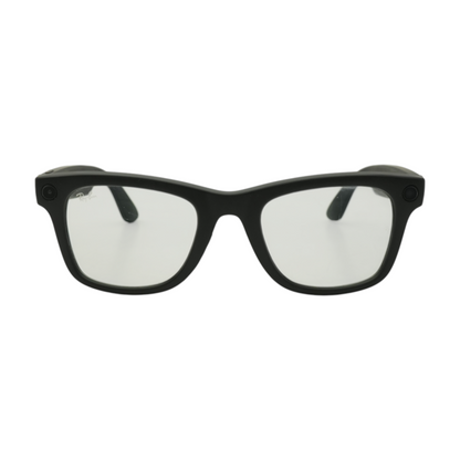 Black Wayfarer Smart Glasses