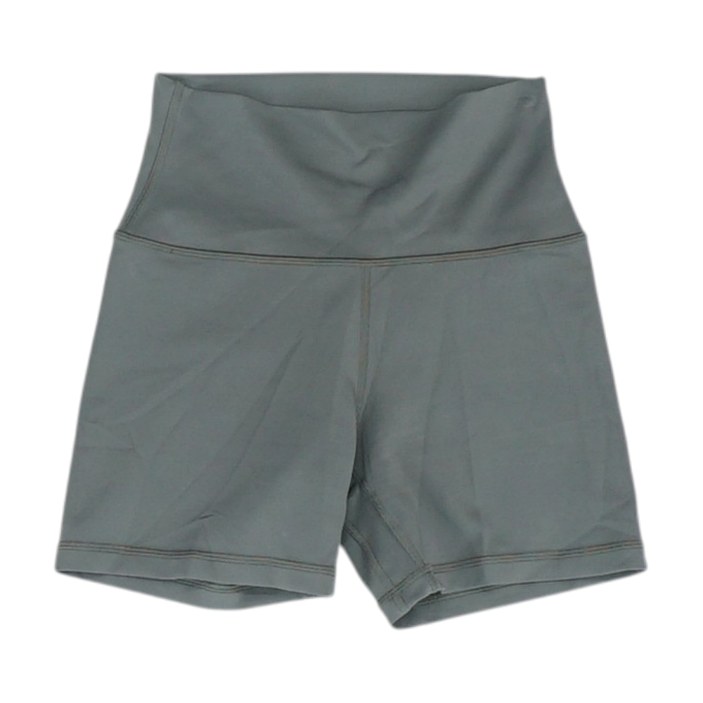 Gray Solid Active Shorts