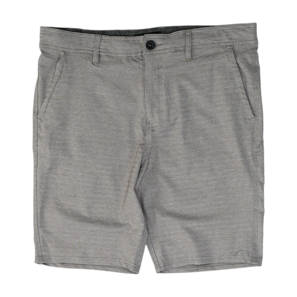 Gray Striped Chino / Khaki Shorts