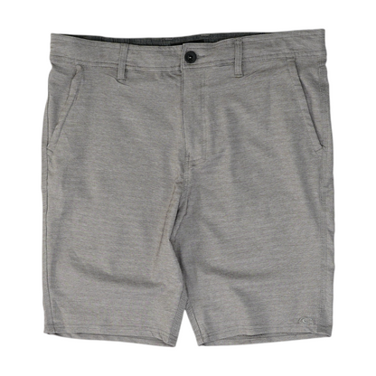Gray Striped Chino / Khaki Shorts