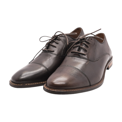 Brown Lace-Up Dress Shoes
