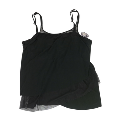 Black Plus Swim Top