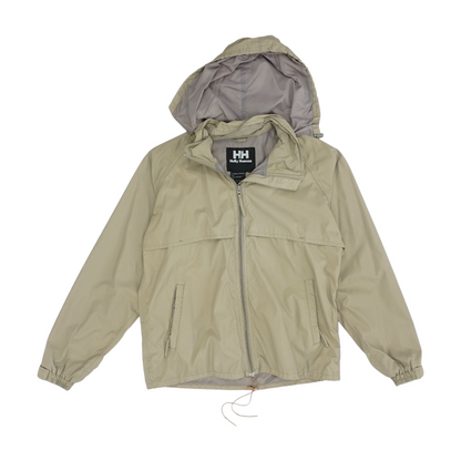 Khaki Solid Rain Jacket