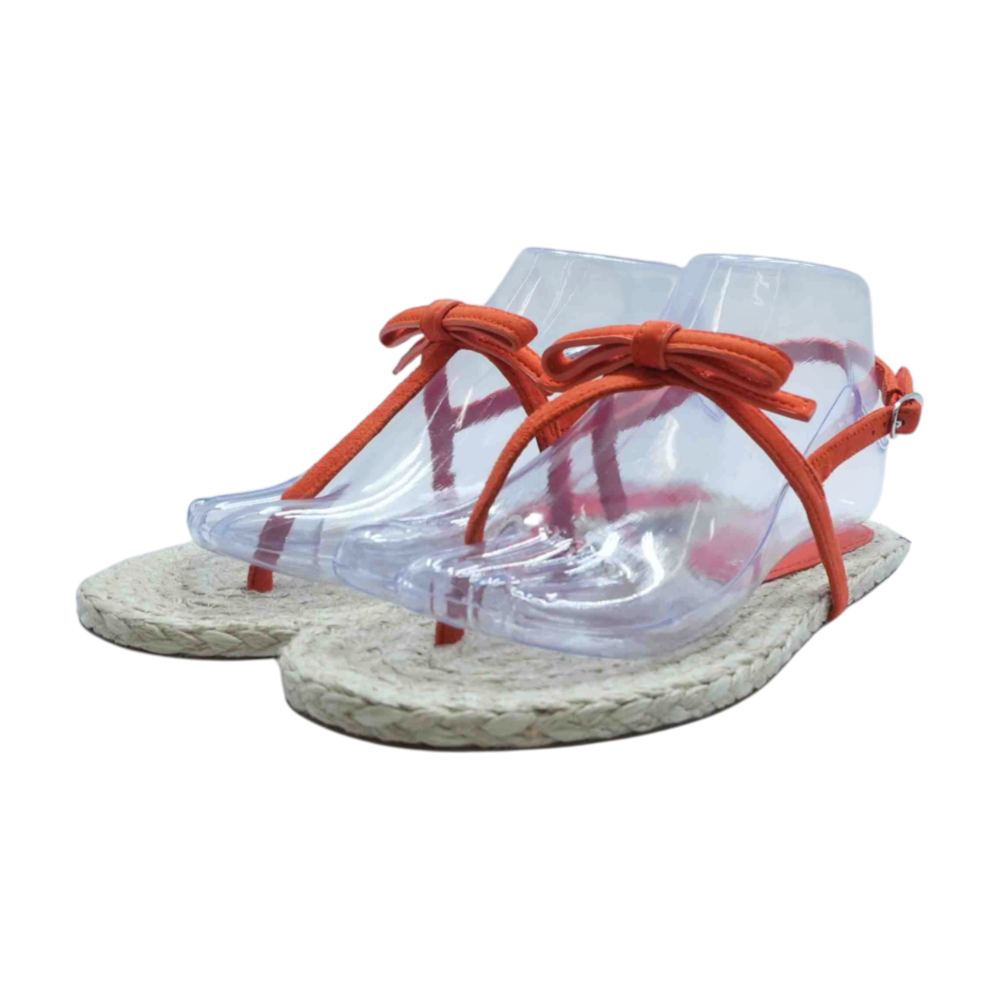 Stuart Weitzman Orange Flat Sandals – Image 4
