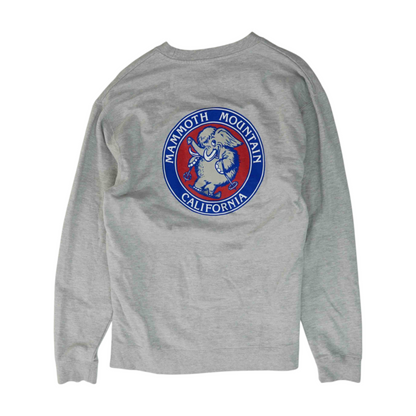 Gray Solid Sweatshirt Pullover