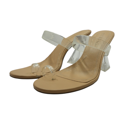 Clear Block Heels