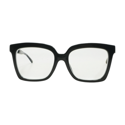 Black Nassau Square Prescription Eyewear