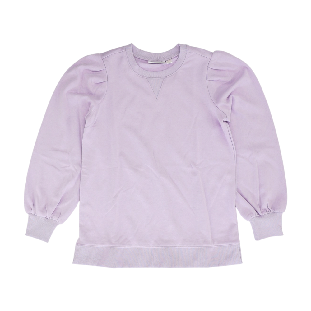 Lavender Solid Sweatshirt Pullover