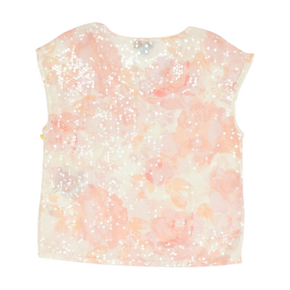 Pink Floral Blouse