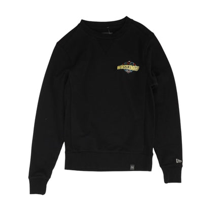 Black Solid Sweatshirt Pullover