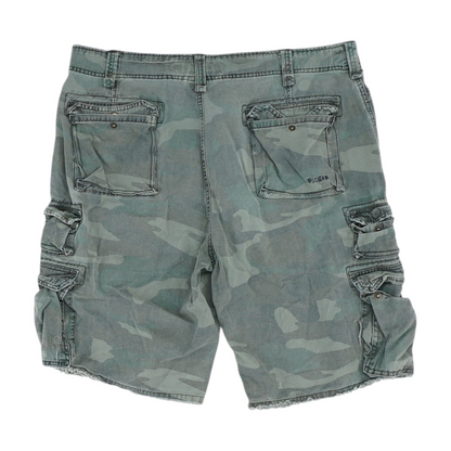 Green Camo 5-Pocket Shorts