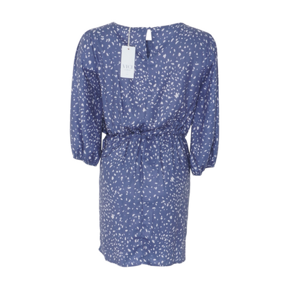 Blue Abstract Mini Dress