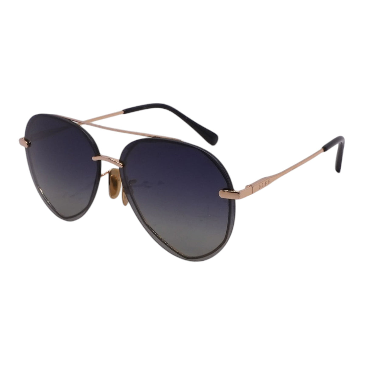 Gold Lenox Aviator Sunglasses