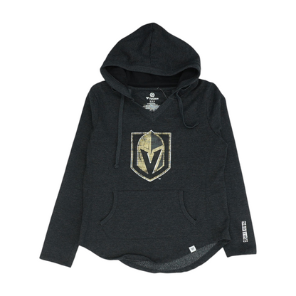 Fanatics Gray Vegas Golden Knights Solid Hoodie Pullover – Image 1