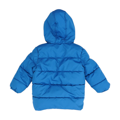 Blue Color Block Jacket