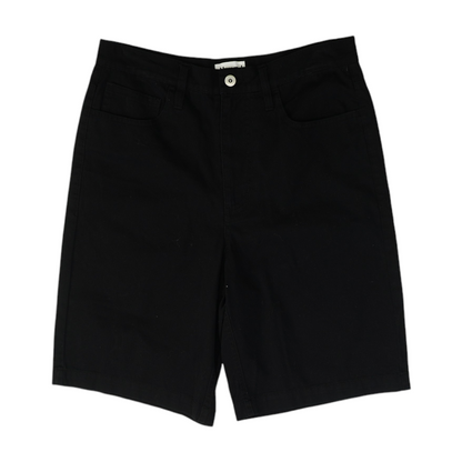 Black Denim Shorts