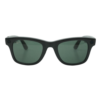 Black Wayfarer Smart Glasses