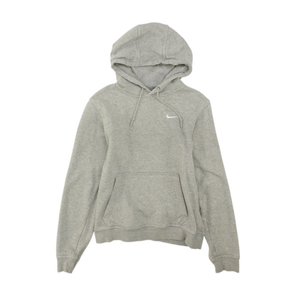 Blue Solid Hoodie Pullover
