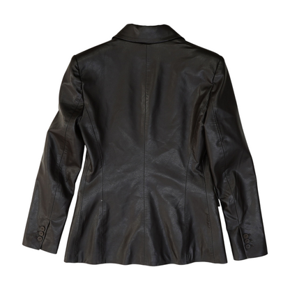 Brown Solid Blazer