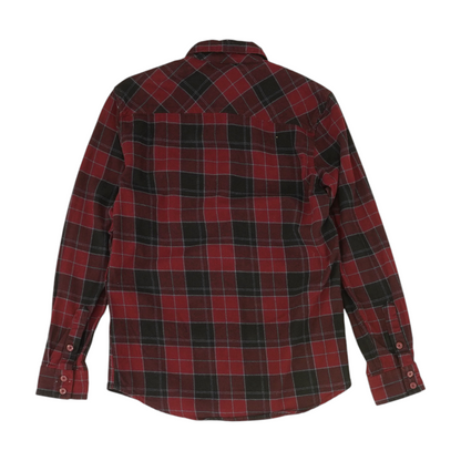 Red Plaid Flannel Button Down