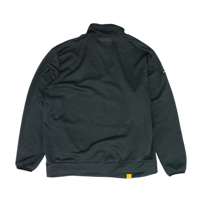 Black Solid 1/4 Zip Pullover