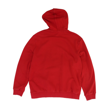 Red Solid Hoodie Pullover