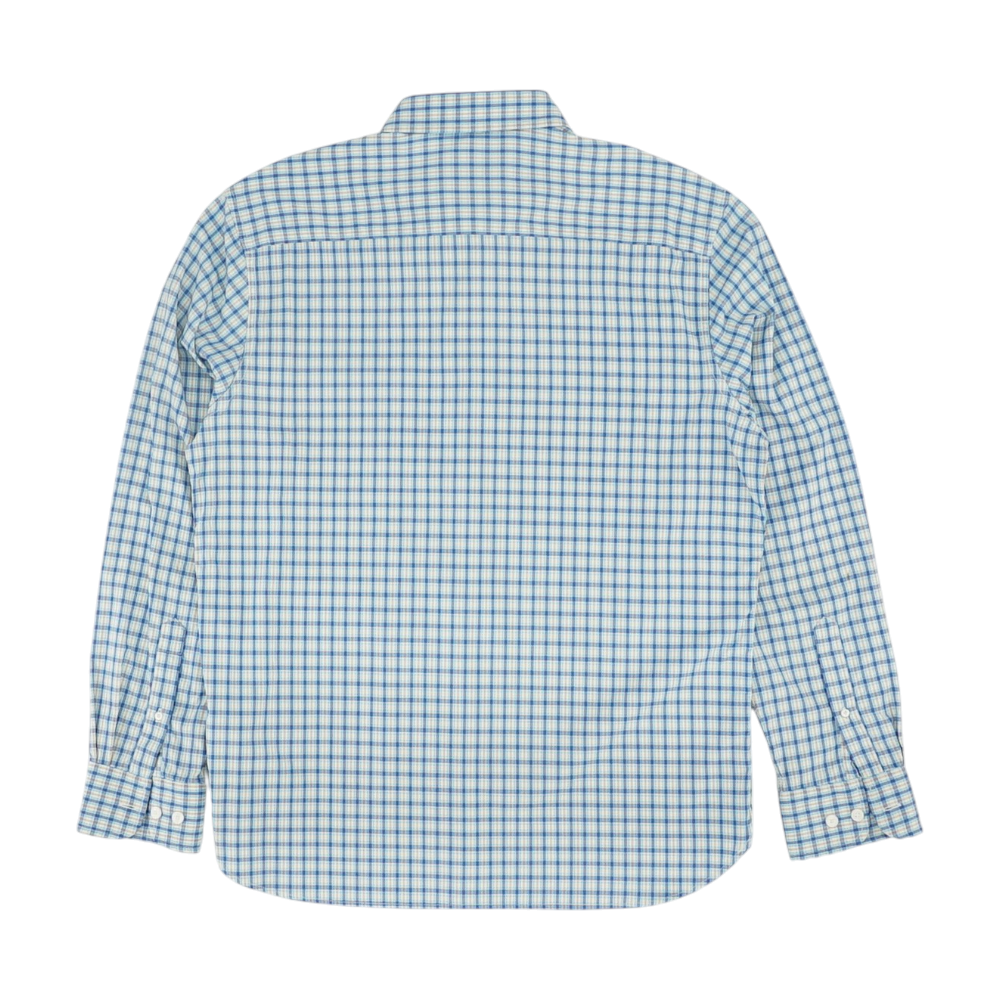 Blue Check Long Sleeve Button Down