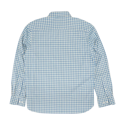 Blue Check Long Sleeve Button Down