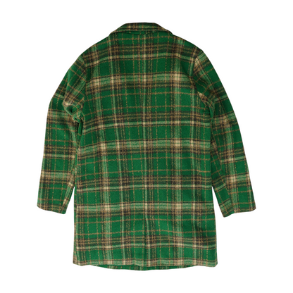 Green Plaid Coat