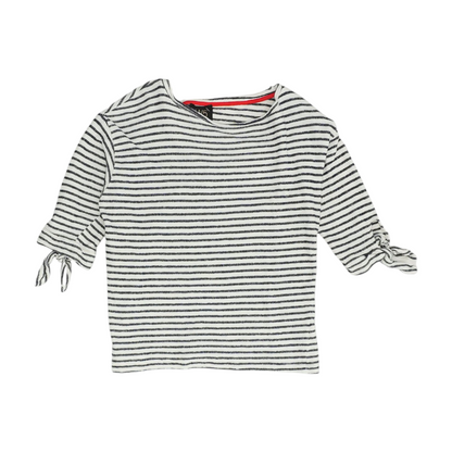 White Striped Blouse