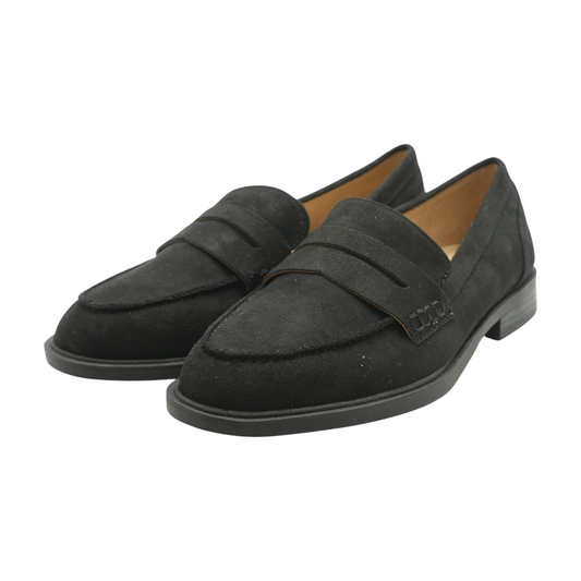 Black Slip-On Flats
