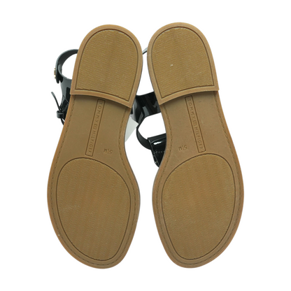 Black Flat Sandals