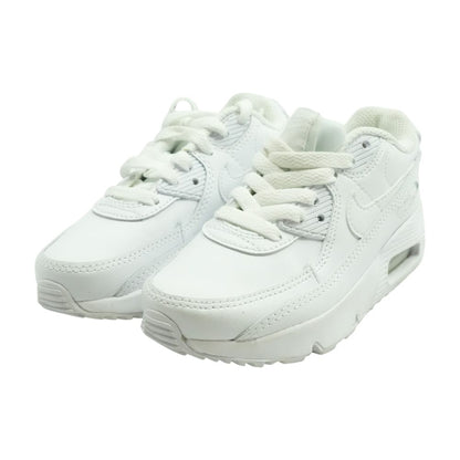 Air Max 90 White Leather Athletic Shoes