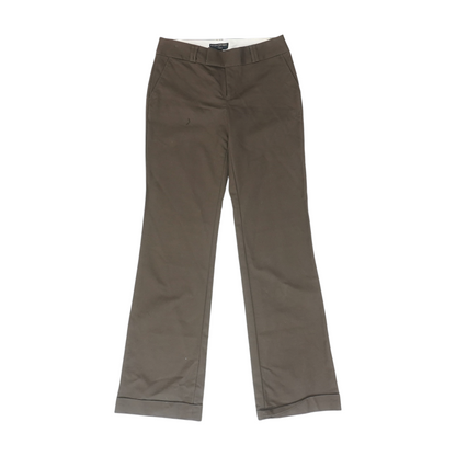 Brown Long Wide Leg Pants