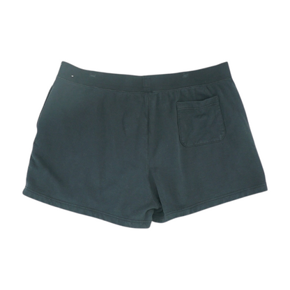 Black Plus Size Solid Active Shorts