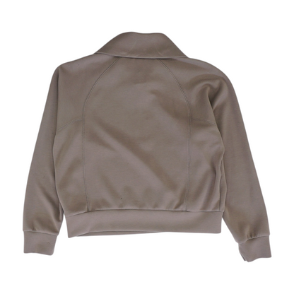 Gray Solid 1/4 Zip Pullover