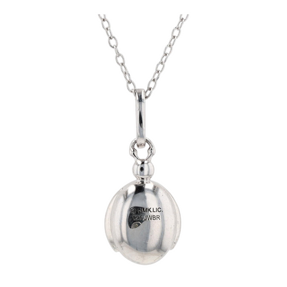 Sterling Silver Black Diamond Pendant Necklace