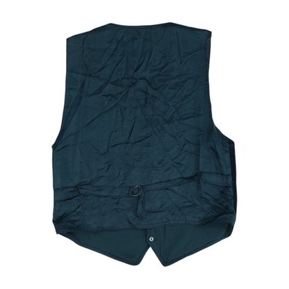 Vintage Black Solid Vest