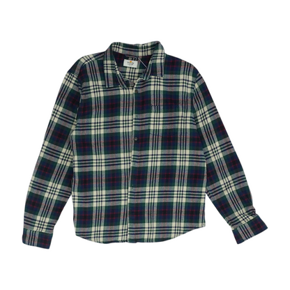 Multi Plaid Flannel Button Down