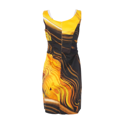 Multi Print Midi Dress