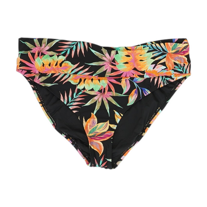 Black Tropical Swim Bottom