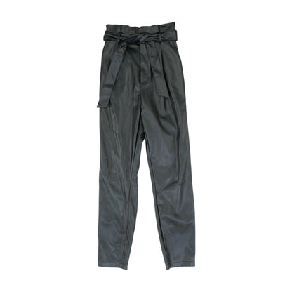 Black Solid Pants
