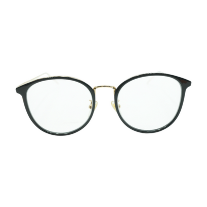 Black S11071 Round Prescription Eyewear